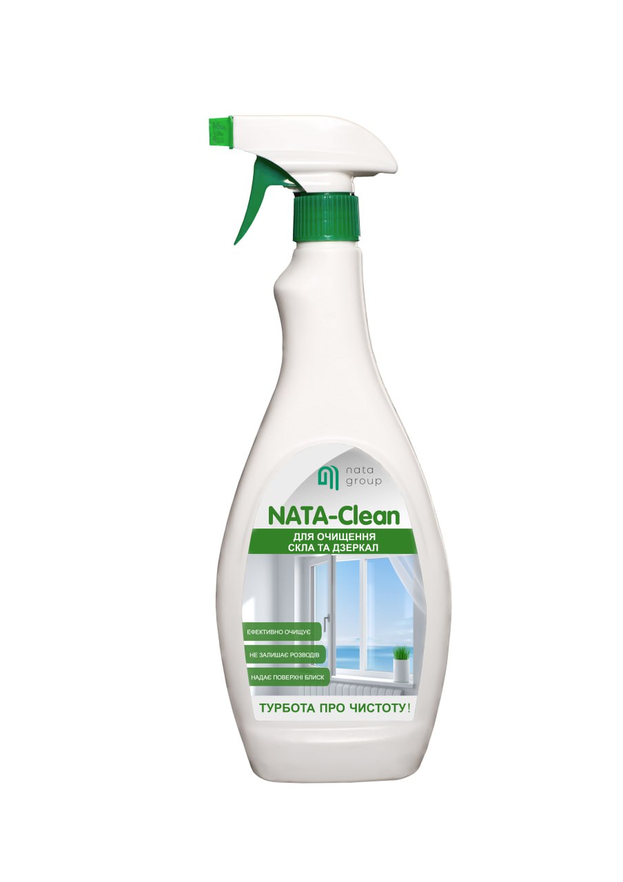 Засіб чистячий «NATA-Clean для скла та дзеркал»